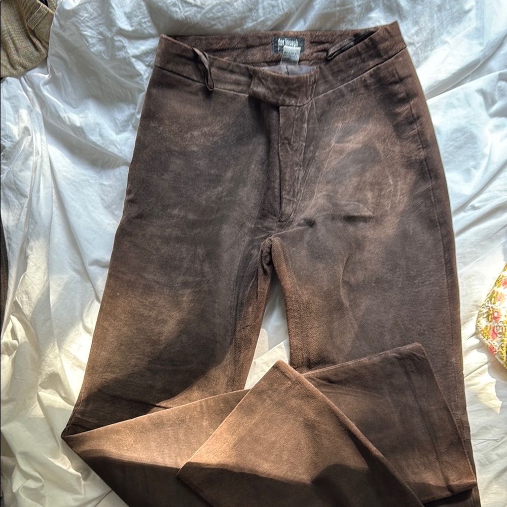Joseph Brown Sueda Pants Timeless Design
